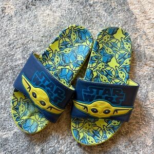 Star Wars Grogu Blue and Yellow Slides